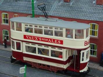 Repainted Corgi 4-wheel Tram